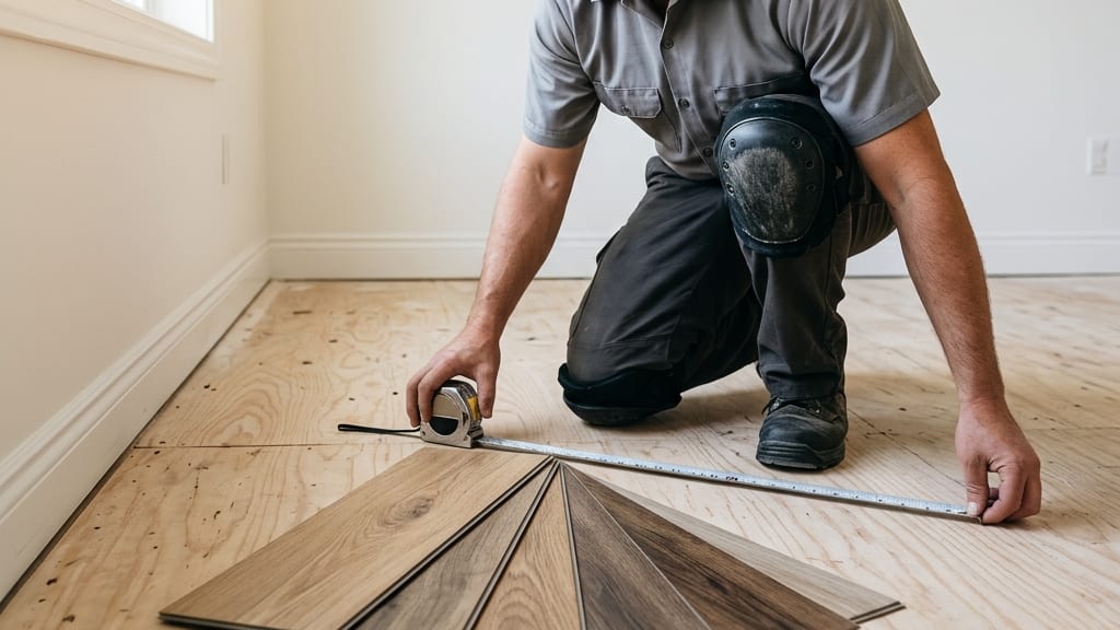 Flooring Installation by DAVIE Services in Lakeville, Minnesota