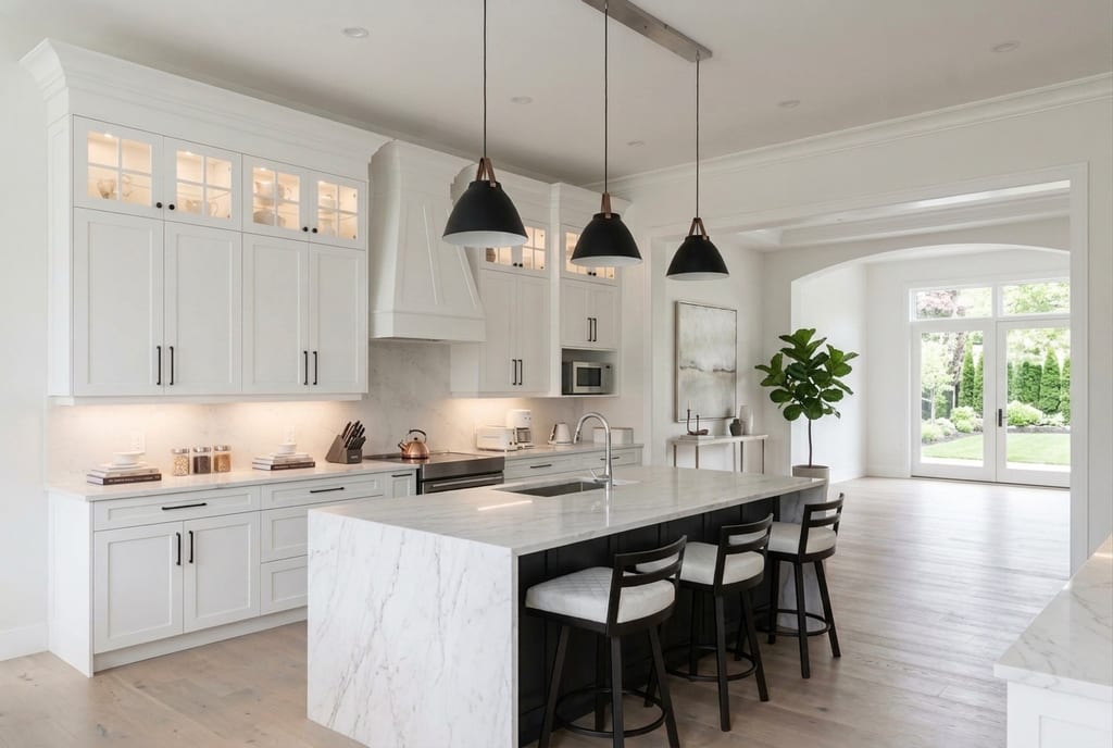 Finished residential kitchen remodel